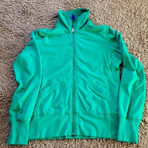 Lululemon Reversible Green and Blue Raja Jacket Size 8 - Picture 4 of 15